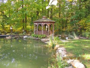 Gazebo by Pond