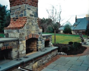 Brick Outdoor Fire Place
