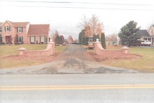 Brick Home with Brick Entrance way